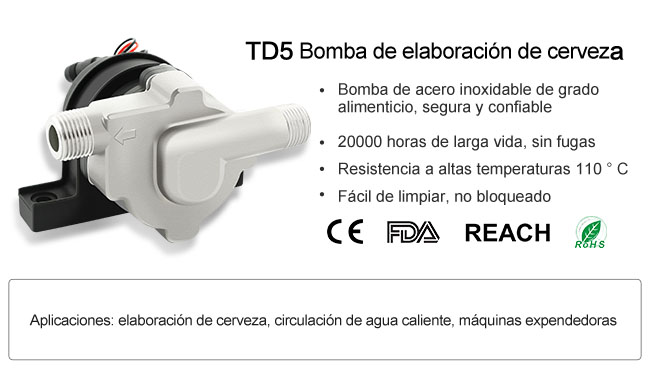 MASUNN Bomba De Transferencia Del Líquido De La Bomba De La Cerveza De La DC 12V/Homebrew 